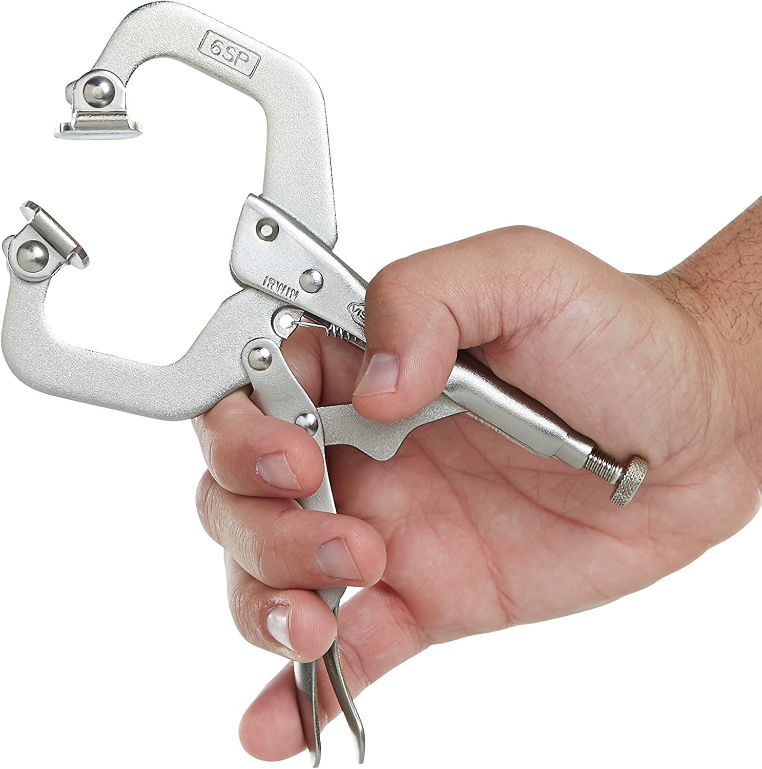 VISE-GRIP 6 C-Clamp With Swivel Pads Locking Plier