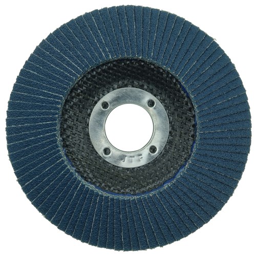 Weiler 4 1/2" x 7/8" Arbor 36 Grit Aluminum Oxide Flap Disc Made in U.S.A. 1