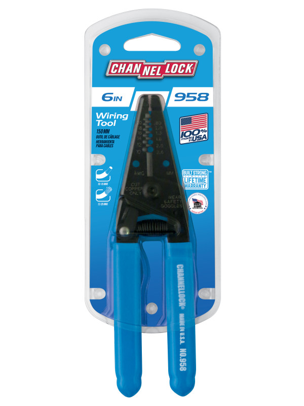 6" Wire Stripper Cutter by CHANNELLOCK  2