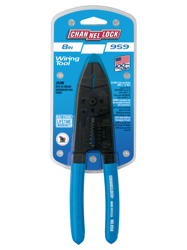 8" Wire Stripper/Cutter by CHANNELLOCK  1