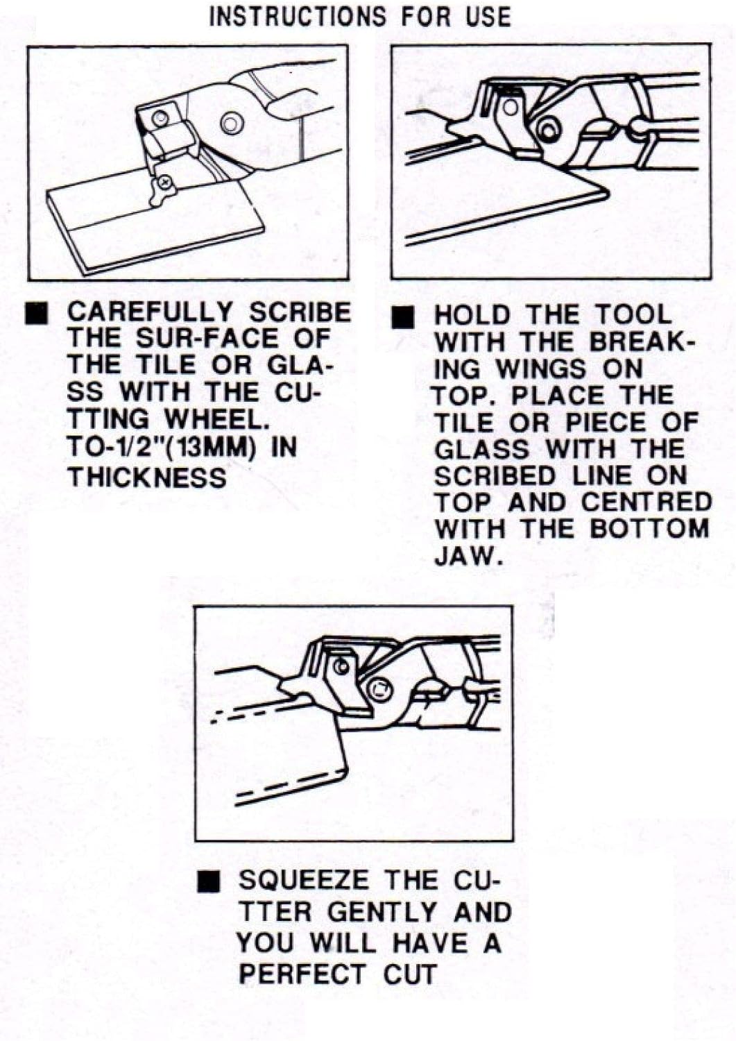 Glass Cutter Plier As Seen In...