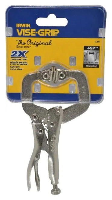 VISE-GRIP 4" C-Clamp With Swivel Pads Locking Plier 1