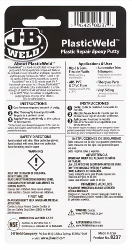 JB-WELD  WATER WELD  - 2oz. 2