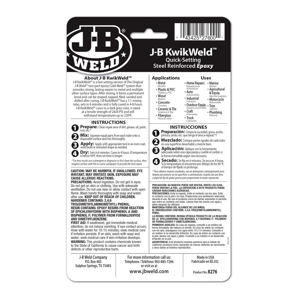 JB-WELD KWIKWELD 1