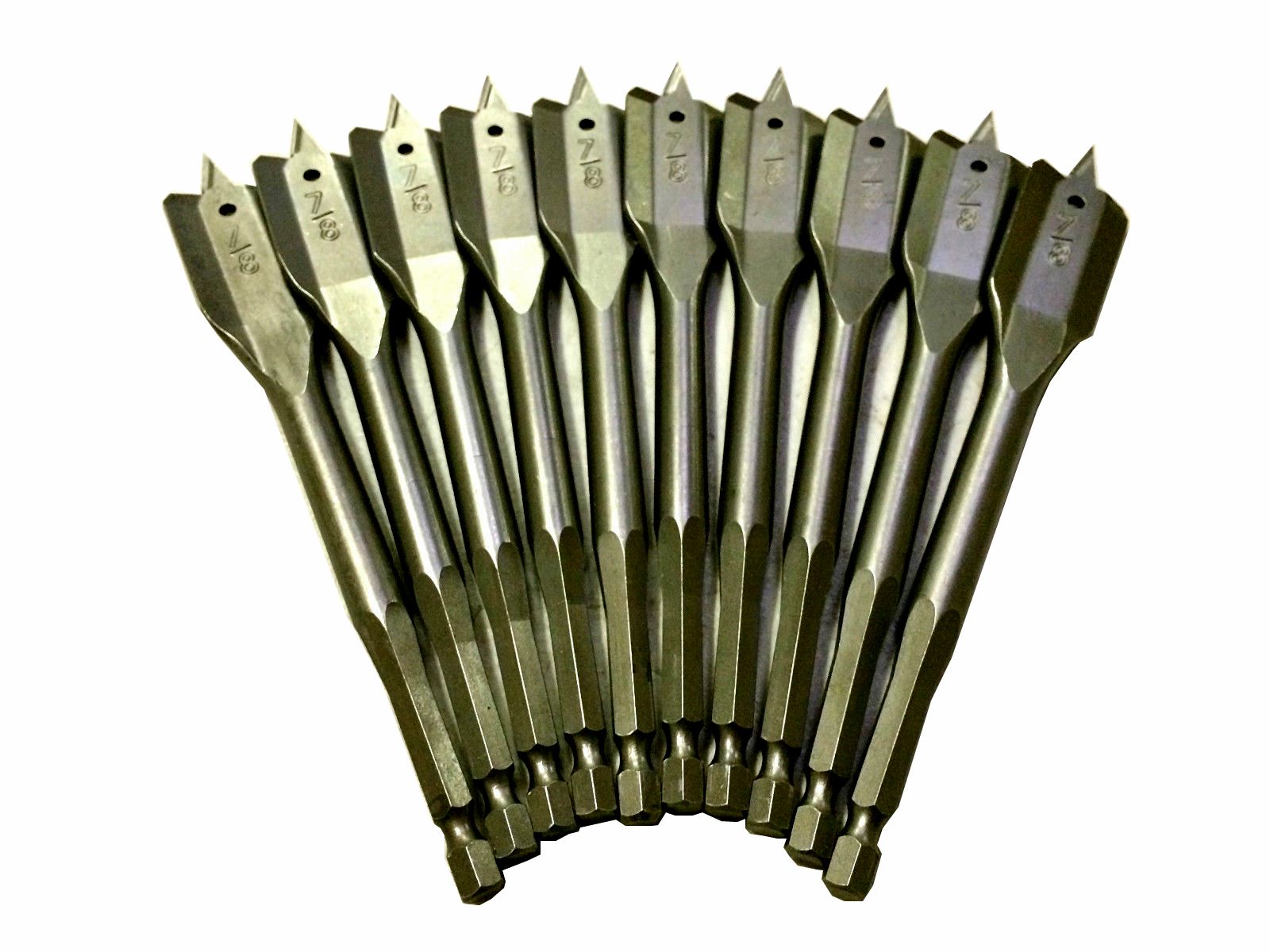100 pc Wood Boring Bit Assortment 1/4" Hex Shank Sizes: 1/4" to 1 1/2" MADE IN THE U.S.A.