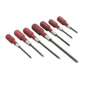 7 pc Screwdriver Set Comfortable Wood Handle