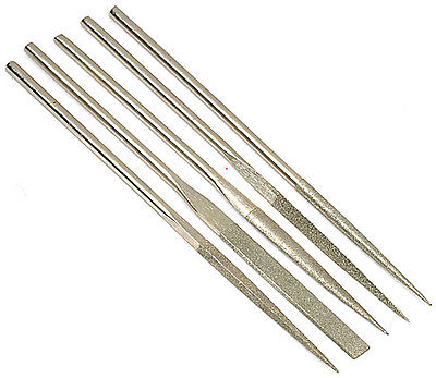 24-000-05 5PC DIAMOND NEEDLE FILE SET 6 1/4" LONG