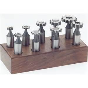 9 Pc. High Speed Steel Woodruff KeySeat Cutter Set