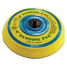 6" Sanding Pad with Vinyl Face Pad 