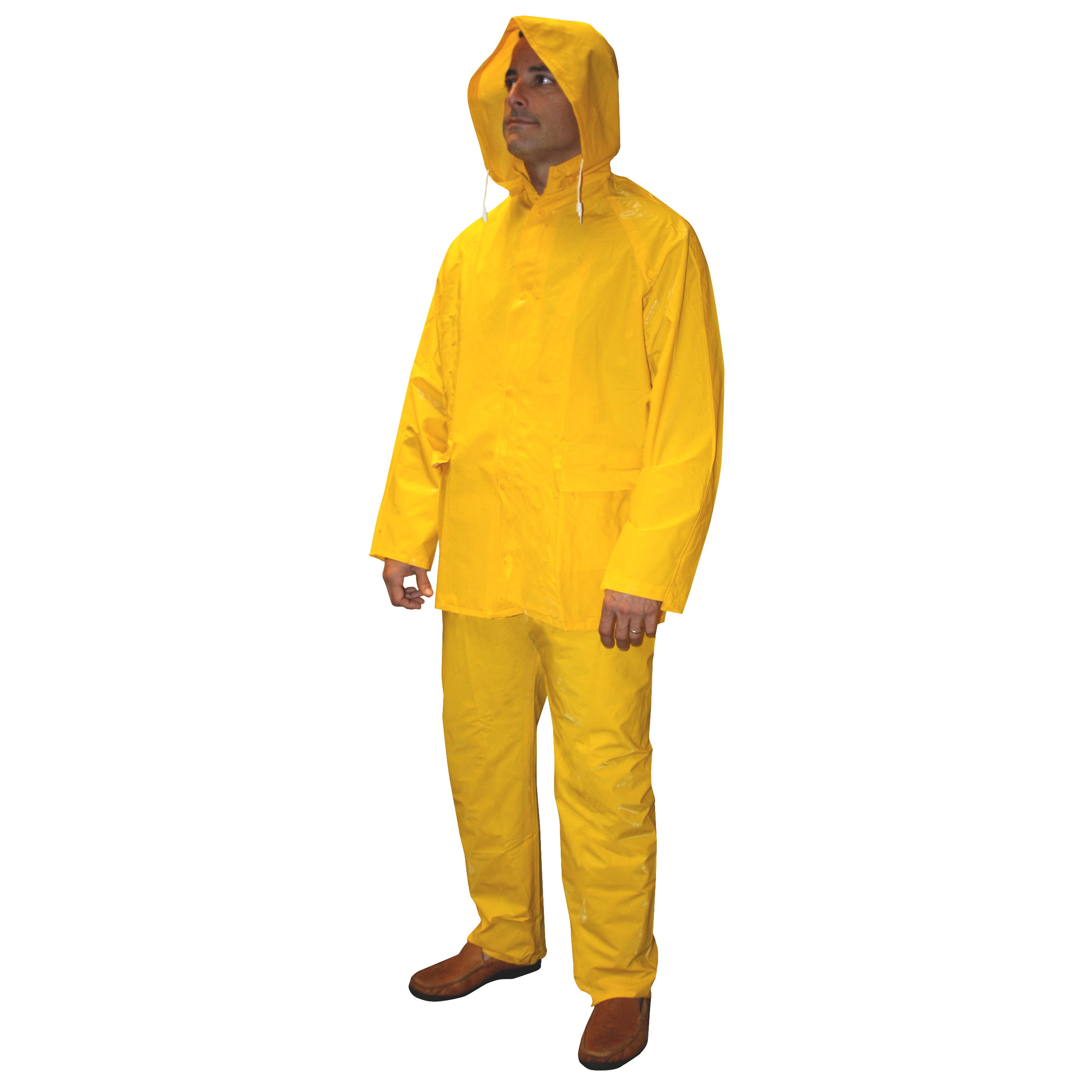 6900 Size X-LARGE 3 pc Rain Suit Heavy Duty PVC