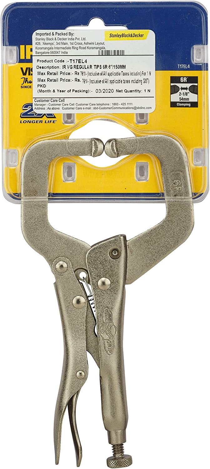 VISE-GRIP 6" C-Clamp Locking Plier 3