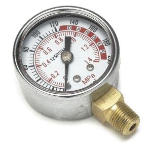 W10055 1/8" NPT AIR TANK GAUGE 200 PSI