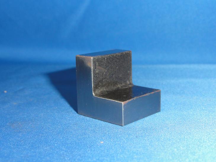 Solid Angle Plate 1" x 1" x 1" 