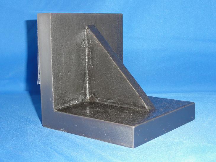 4" x 4" x 4" Solid Angle Plate