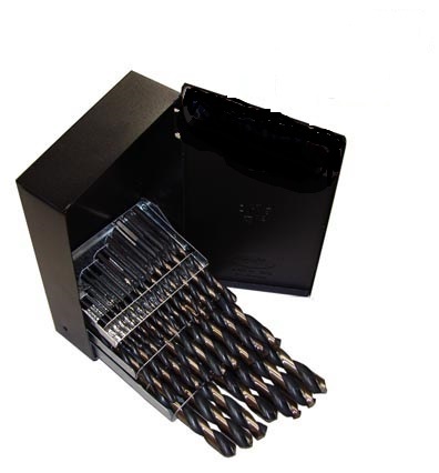13PC BLACK GOLD HIGH SPEED DRILL SET 1/16" TO 1/4" BY 64THS