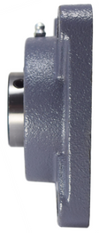 1" Shaft Diameter Eccentric Locking Collar Style Flange Bearing - 4 Hole 1