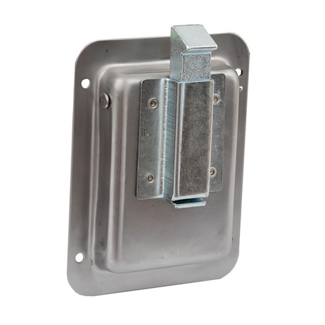 STAINLESS STEEL SINGLE POINT NON-LOCKING PADDLE LATCH - THRU-HOLE MOUNT 1