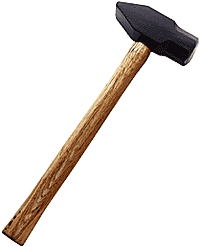 4 lb Cross Pein Hammer with wood handle