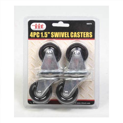 4 Pc. 1-1/2" Caster Set