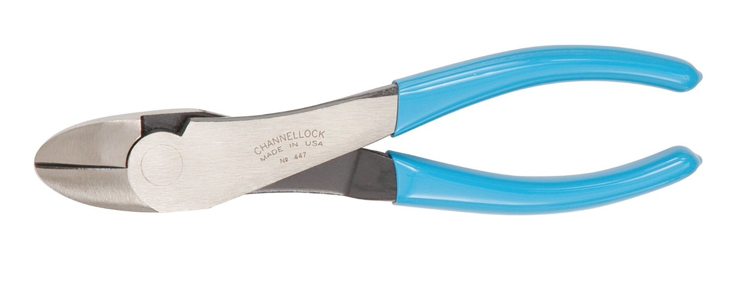 CHANNELLOCK 7-3/4" CURVED JAW DIAGONAL CUTTING PLIER MADE IN U.S.A.