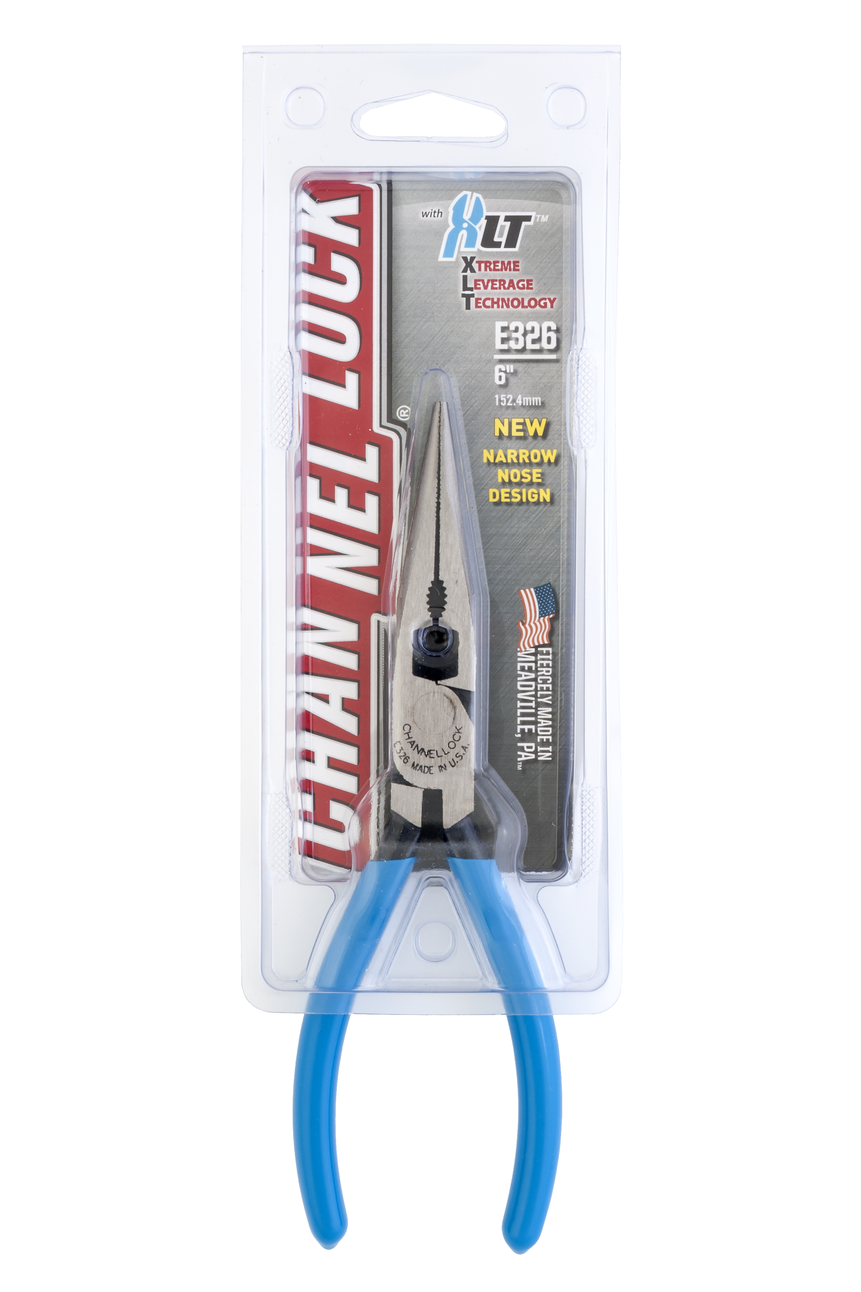 CHANNELLOCK  6-INCH XLT COMBINATION LONG NOSE PLIERS WITH CUTTER 2