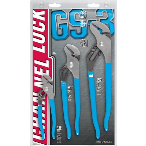 CHANNELLOCK 3 Pc. TONGUE & GROOVE SET
