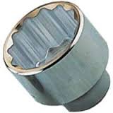 13/16" x 3/4" drive CHROME PLATED SOCKET 12 POINT . Very good quality! 1 year warranty