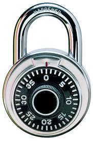 DCO1P "Hampton" 2" Dial Combination Padlocks,3 Number Comb (10 for $10.00)