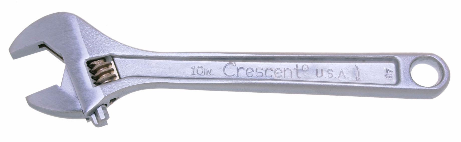 CRESCENT 10" ADJUSTABLE WRENCH MADE IN U.S.A.