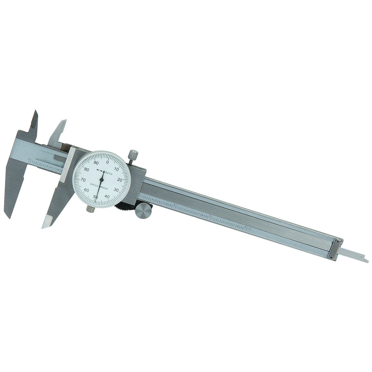 12" Precision Stainless Steel DIAL Caliper White face 