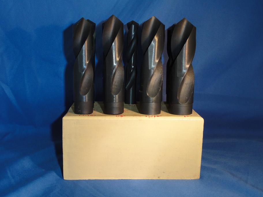 12 pc 1/2" Shank Silver & Deming High Speed Drill Bit Set 17/32" to 1" 