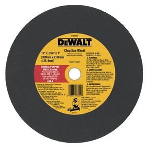 DeWALT 12" x 7/64" x 1" Hole Cut-Off Wheel For Metal