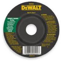 DeWALT 4" x 1/4" x 5/8" Arbor Concrete/Masonry Grinding Wheel 15,200 RPM,C24R