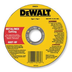 4" x 1/16" x 1/4" Cut Off Wheel (for metal & steel