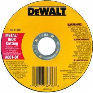 DeWalt A60T 4" x .035" x 5/8" Cut Off Wheel (for metal & steel)