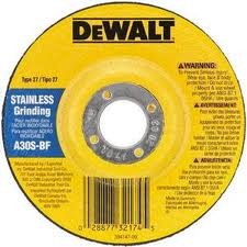 DEWALT 4-1/2" X 1/4" X 7/8" Stainless Steel Grinding Wheel