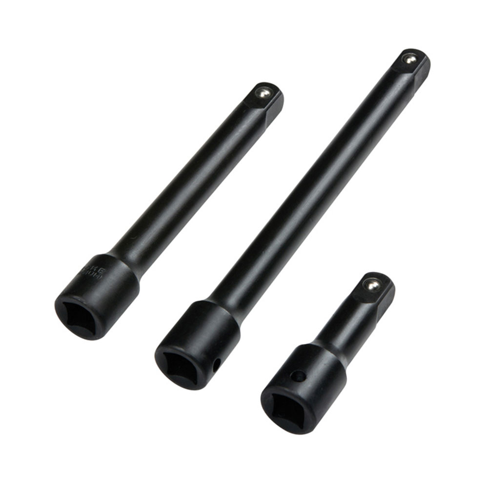3 pc Extension Impact Bars 3/4" Drive 4",6" & 10"