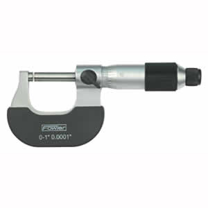 FOWLER Swiss Style 0"-1" Outside Micrometer