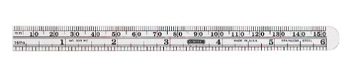 General Tools 6" Flex Precision Stainless Steel Rule
