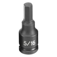 GREY PNEUMATIC 5/16" HEX 1/2" DR. IMPACT HEX DRIVER