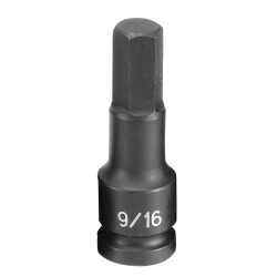 GREY PNEUMATIC 9/16" HEX 1/2" DR. IMPACT HEX DRIVER