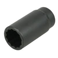 GREY PNEUMATIC 3/8' DR. 21 MM Metric 12pt. Deep Impact Socket