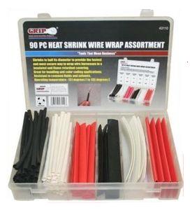 90 pc. Heat Shrink Wire Wrap Assortment (comes in plastic box)