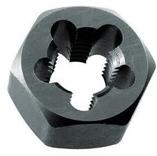 3/8"-24 NF Hexagon Rethreading Die (carbon steel)