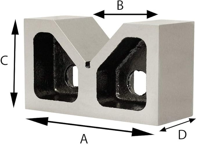 5" Precision Steel V-Block Set 1