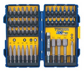 47PC. TORSION SCREWDRIVER BIT SET BY HANSON / IRWIN