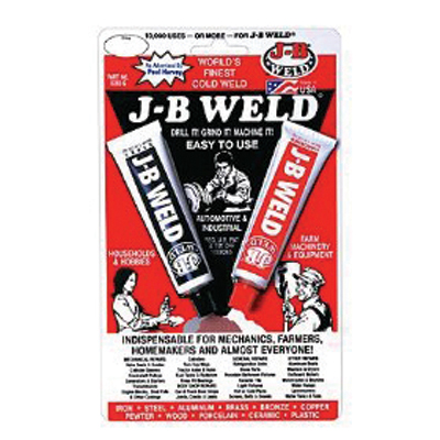 JB-WELD (bonds almost anything!)
