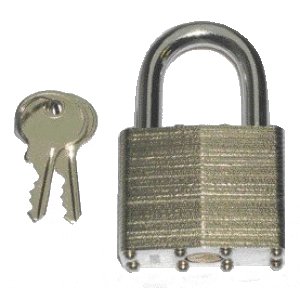 2" Padlock Laminated Steel