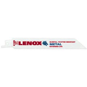 Lenox 6" x 18 TPI BI-Metal Reciprocating Blade Made in U.S.A.