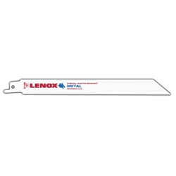 LENOX 8" 18TPI METALWOLF WAVE EDGE Reciprocating Saw Blades8" x 18 TPI BI-Metal Reciprocating Blade Made in U.S.A.